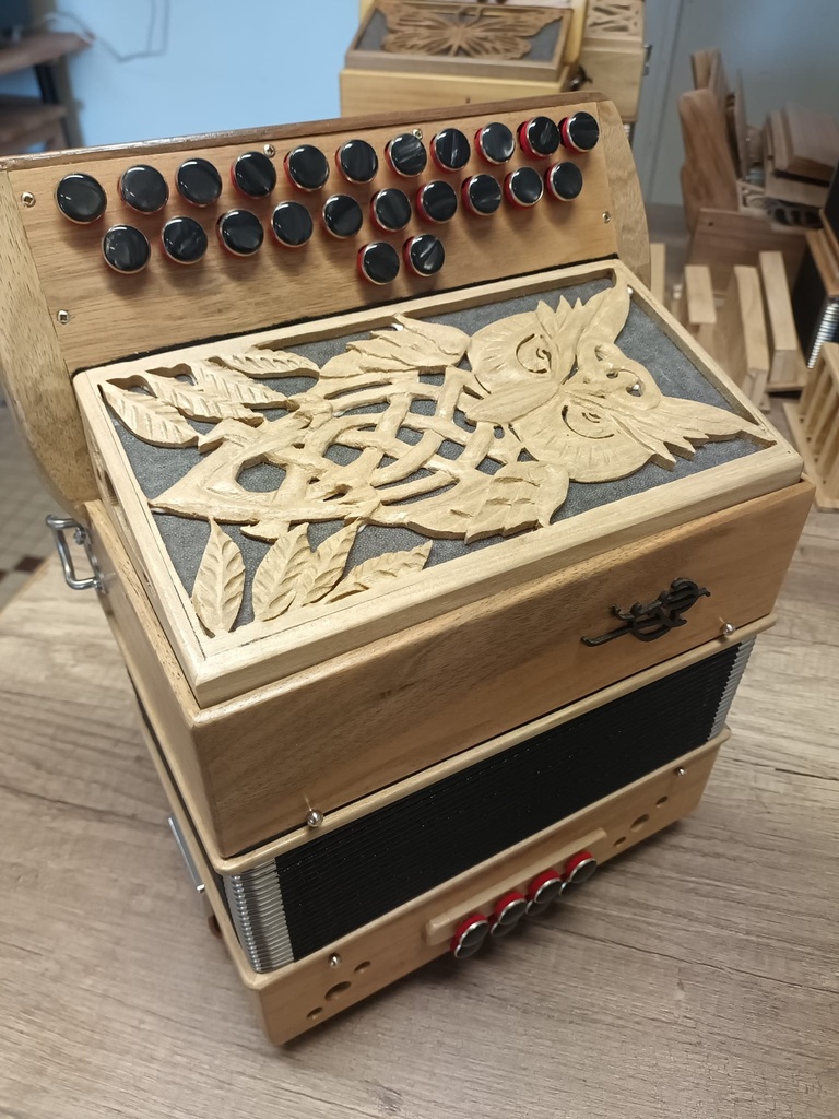 Accordéon diatonique Jig+ grille hibou